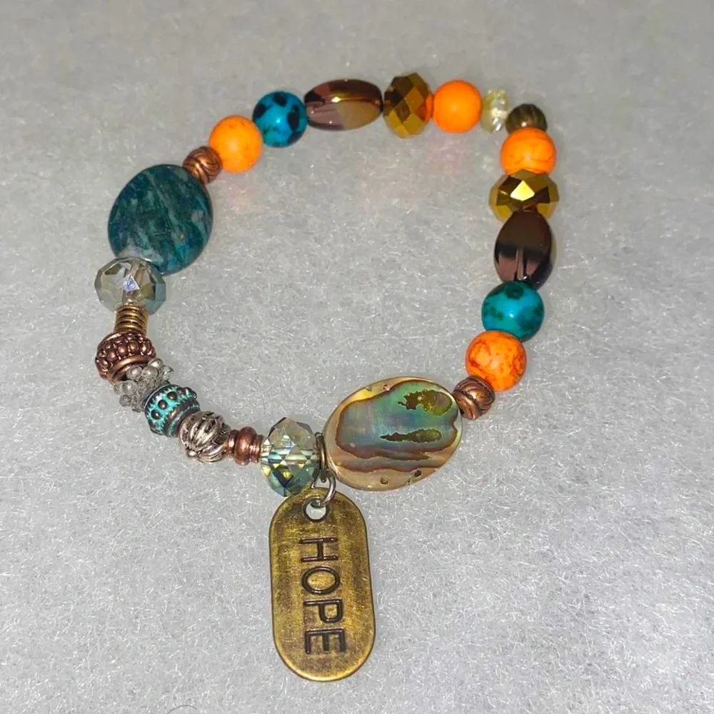 Vintage Handmade Boho Beaded Bracelets - Picture 4 of 6